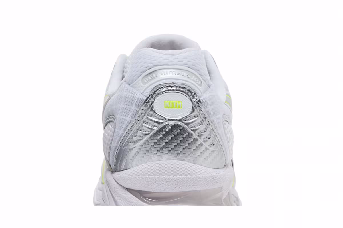 Kith x ASICS Gel Nimbus 10.1 White Pure Silver, view 8