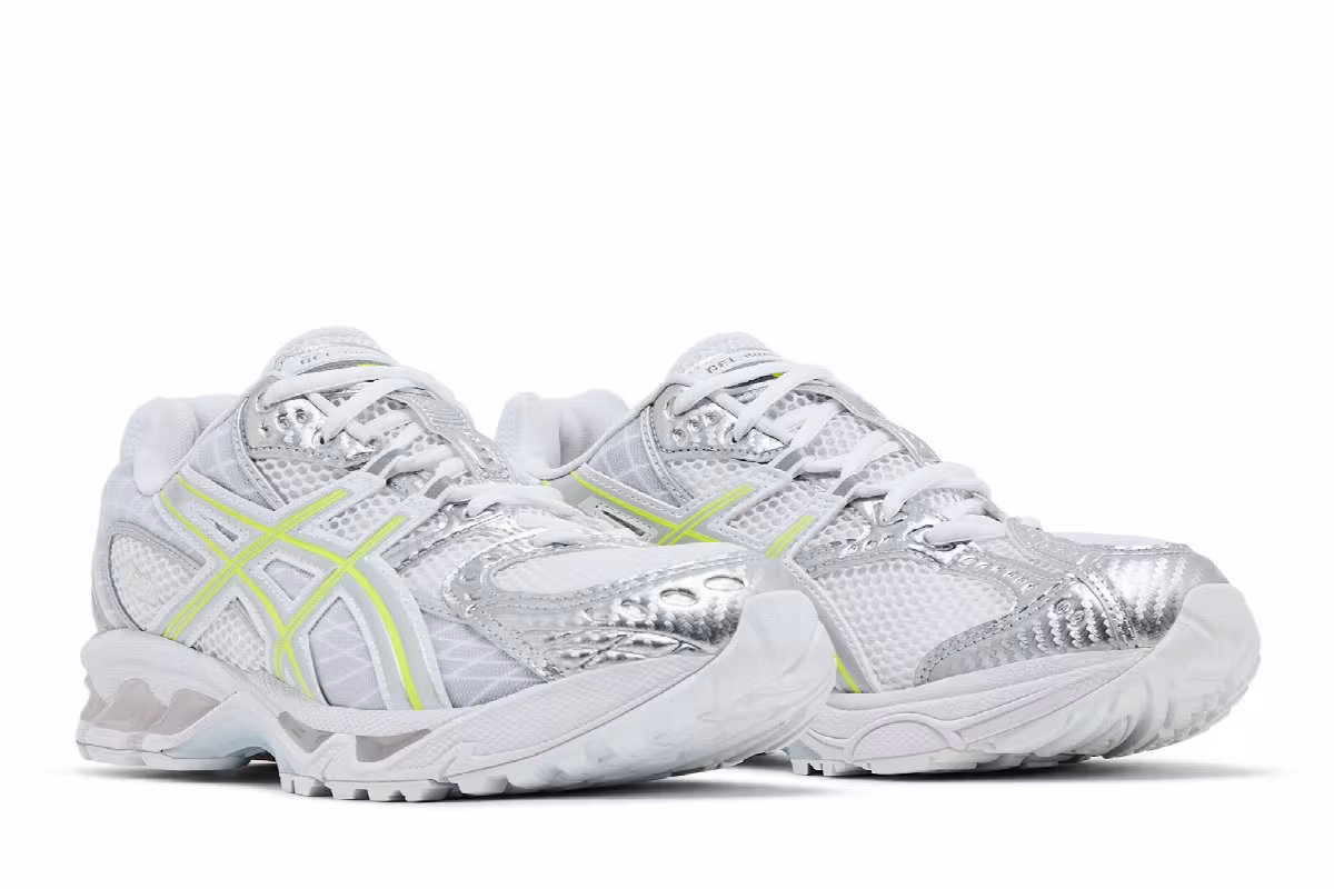 Kith x ASICS Gel Nimbus 10.1 White Pure Silver, view 9