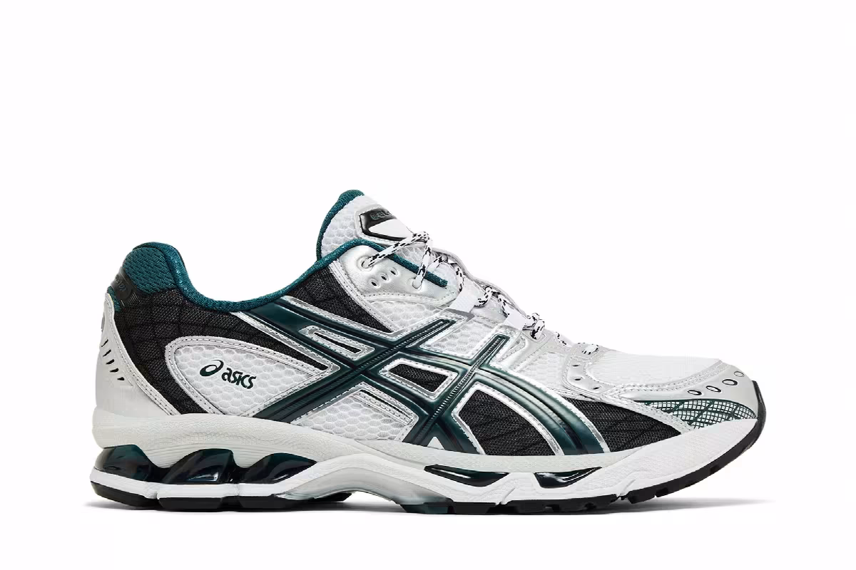 ASICS Gel Nimbus 10.1 White Saxon Green, view 2