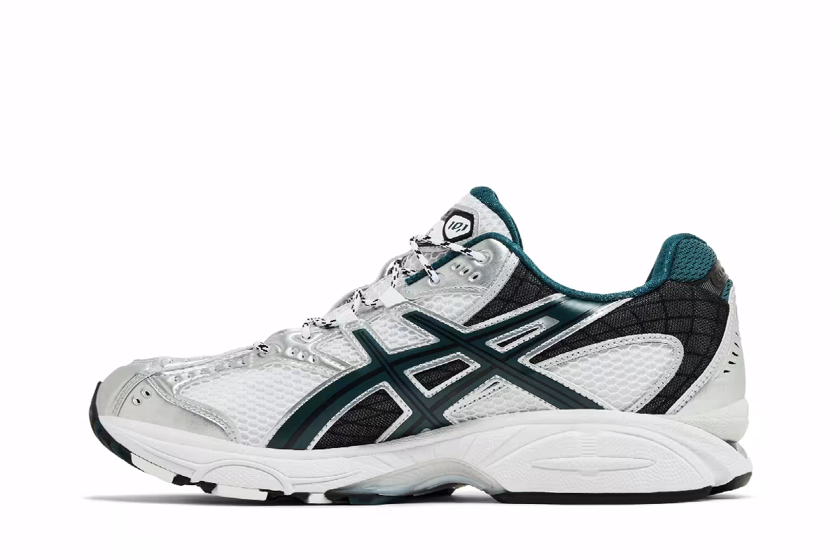 ASICS Gel Nimbus 10.1 White Saxon Green, view 4