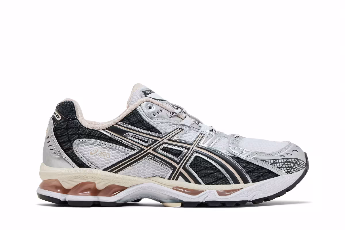 ASICS Gel Nimbus 10.1 White Obsidian Grey, view 2