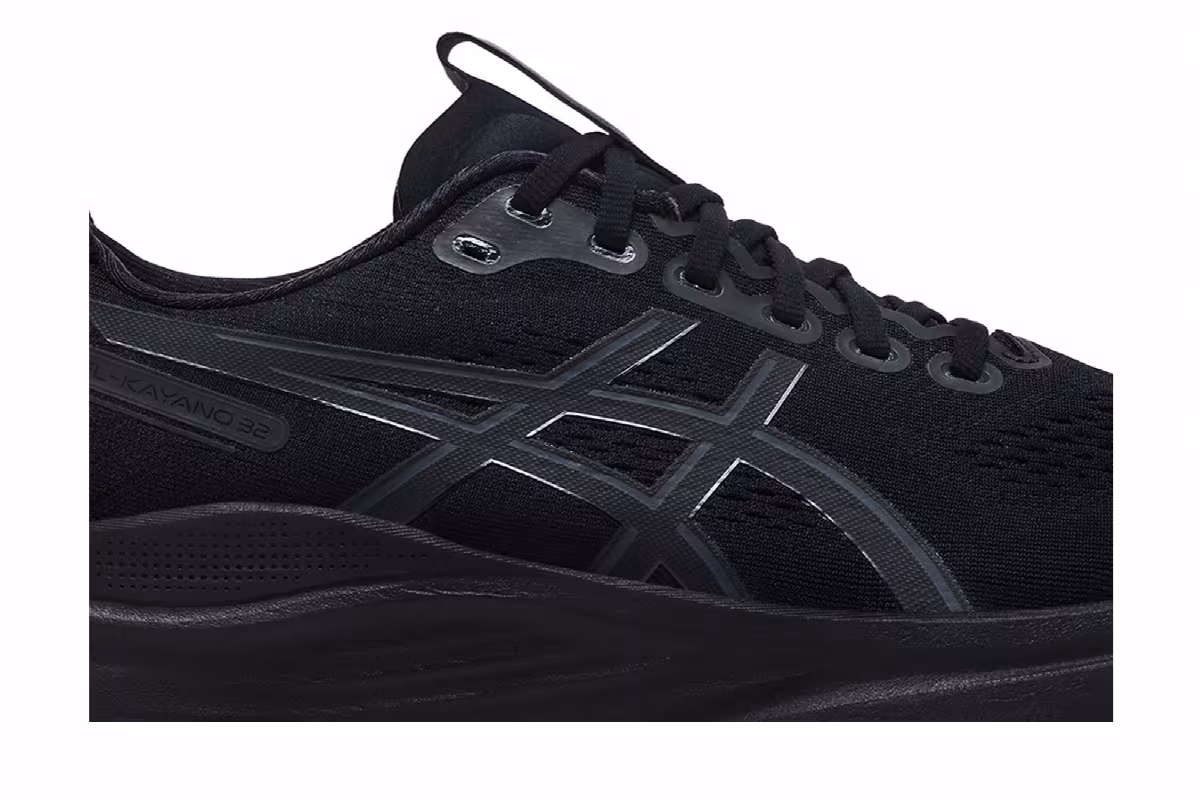 ASICS Gel Kayano 32 Black Graphite Grey, view 3