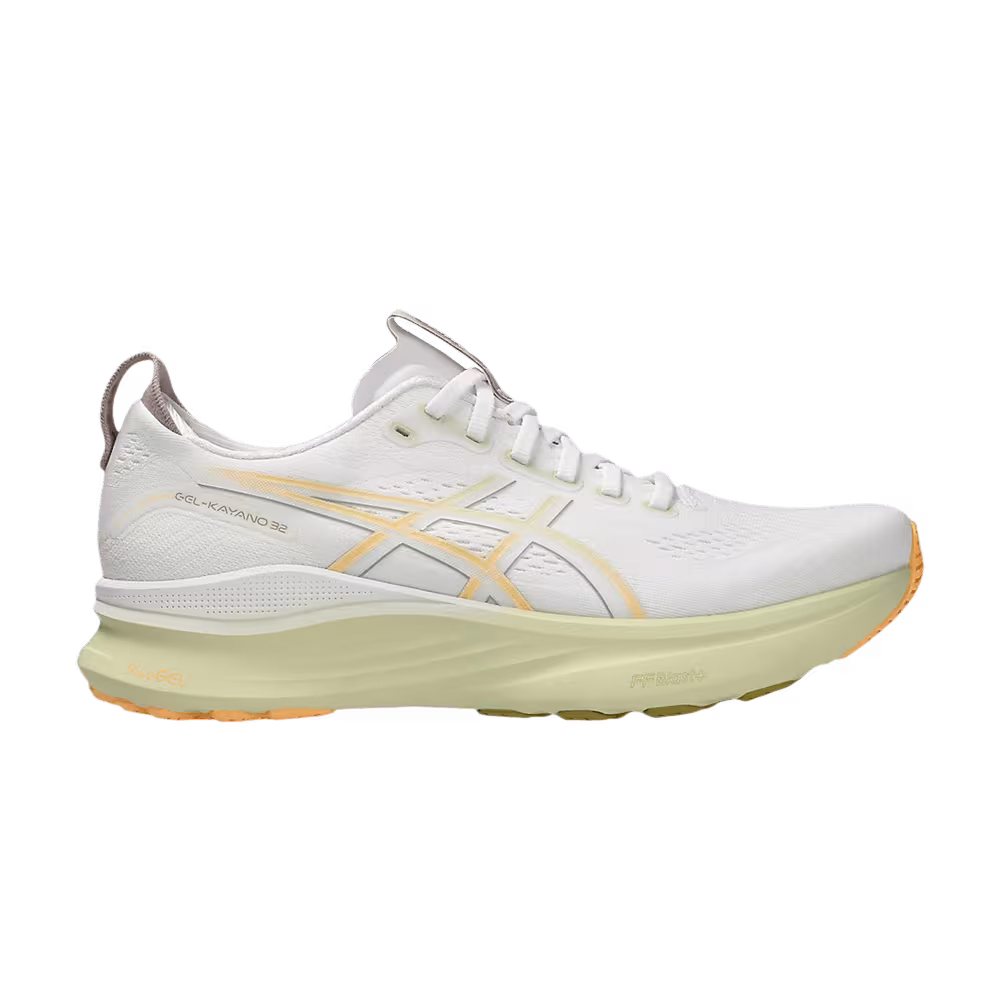 ASICS Gel Kayano 32 Wide White Orange Glow