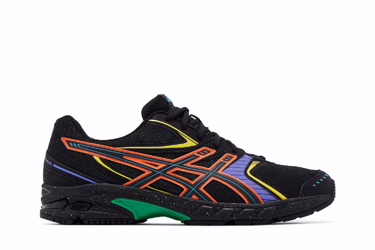 Stefon Diggs x ASICS Gel DS Trainer 14 Black Multi, view 2