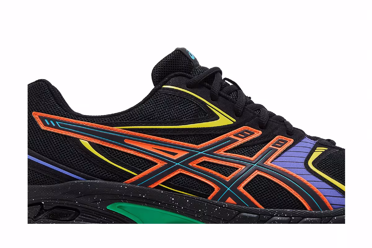 Stefon Diggs x ASICS Gel DS Trainer 14 Black Multi, view 3