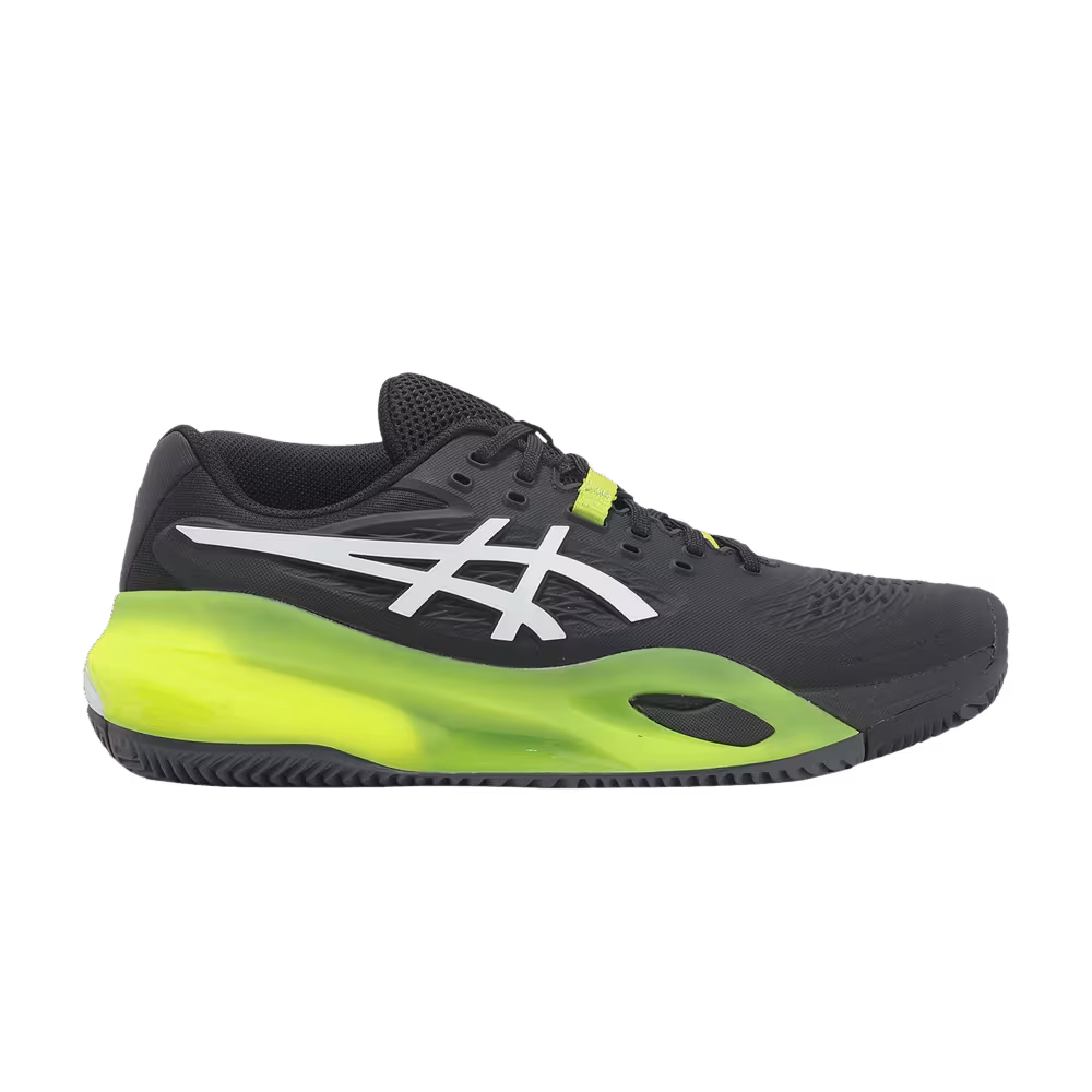 Asics Gel Resolution X Clay Black White Green