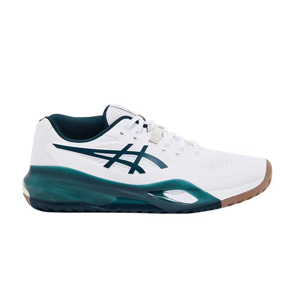 ASICS Gel Resolution X White Saxon Green