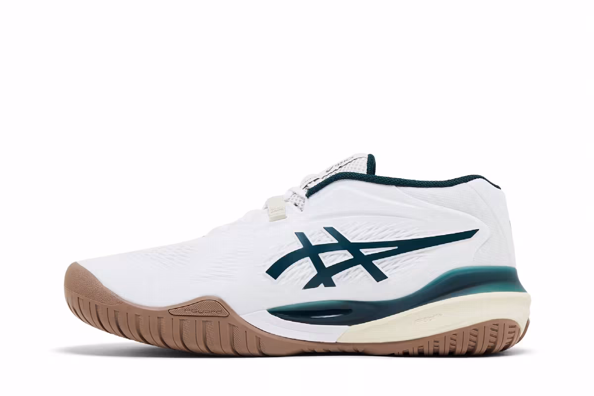 ASICS Gel Resolution X White Saxon Green, view 4