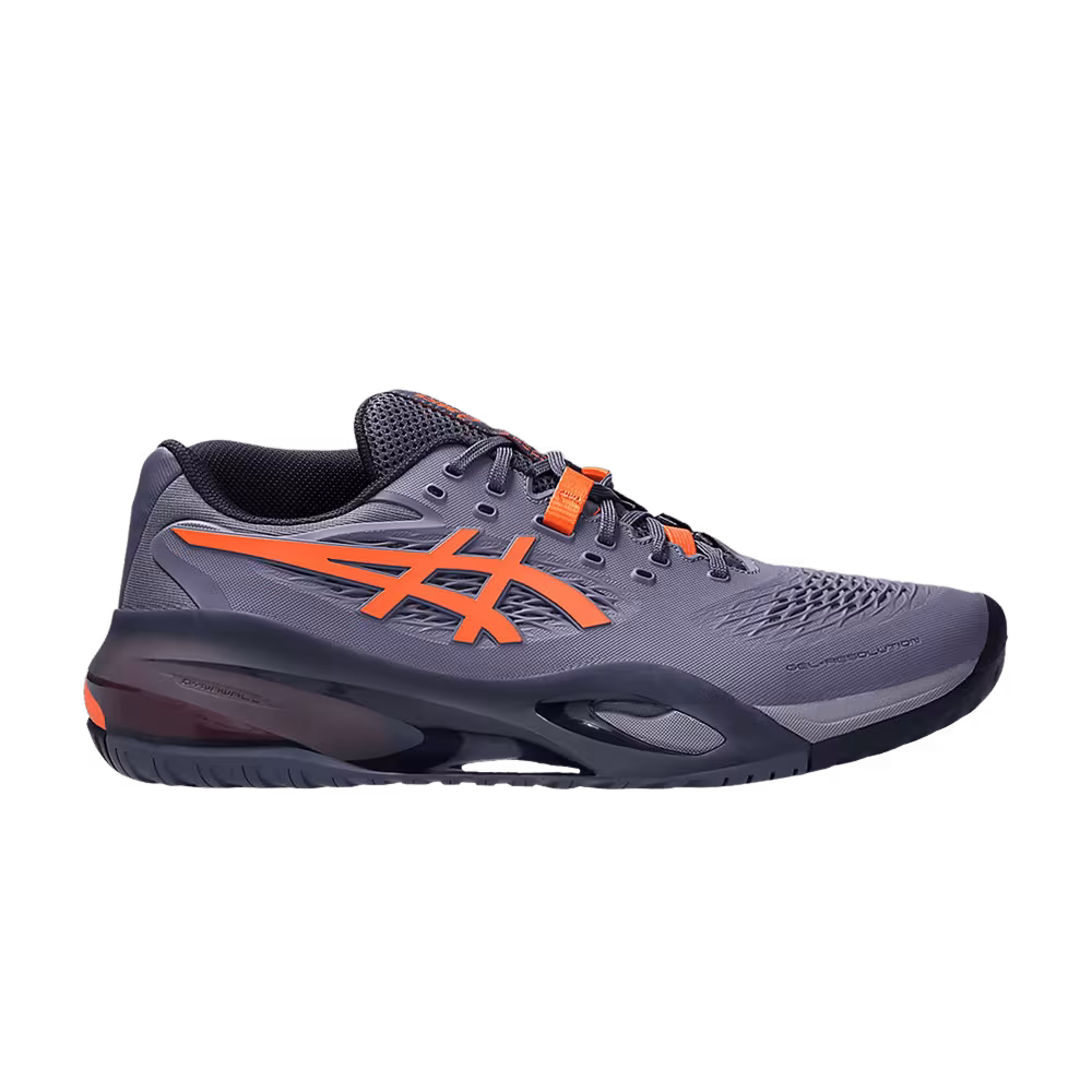 ASICS Gel Resolution X Greyish Purple Nova Orange