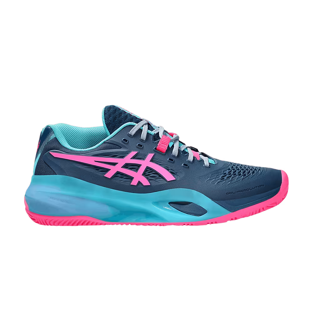 ASICS Gel Resolution X Padel Mako Blue Hot Pink