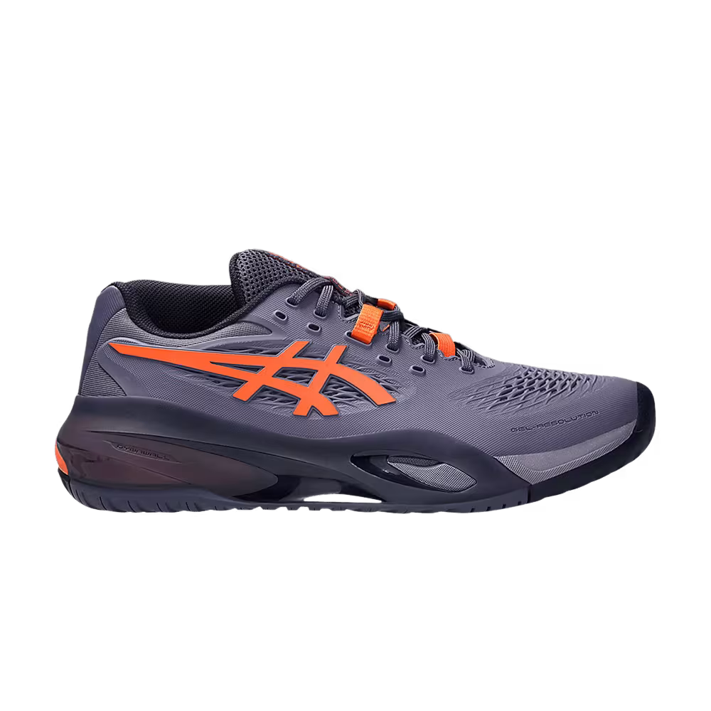 ASICS Gel Resolution X Wide Greyish Purple Nova Orange
