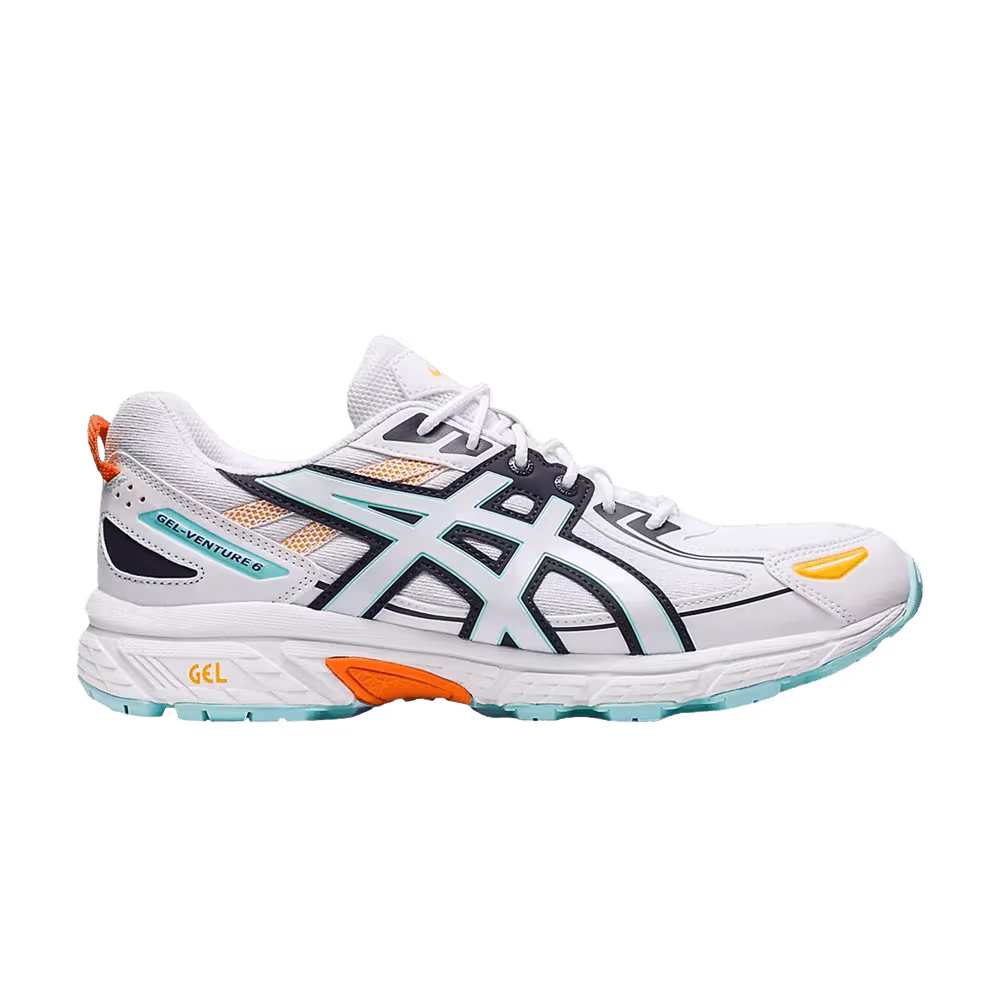 ASICS Gel Venture 6 White Blue Orange
