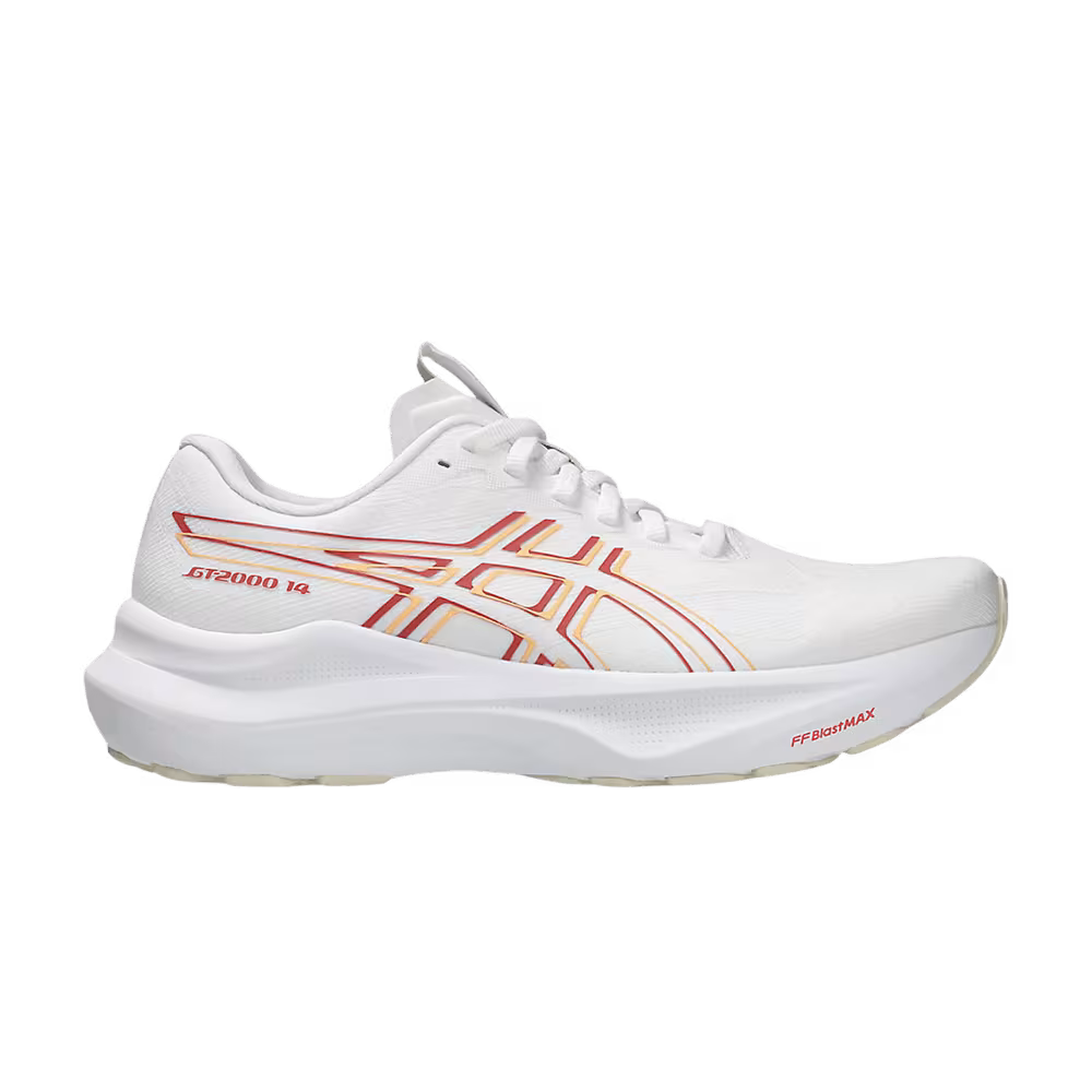ASICS Women's GT 2000 14 White Dark Pink Clay