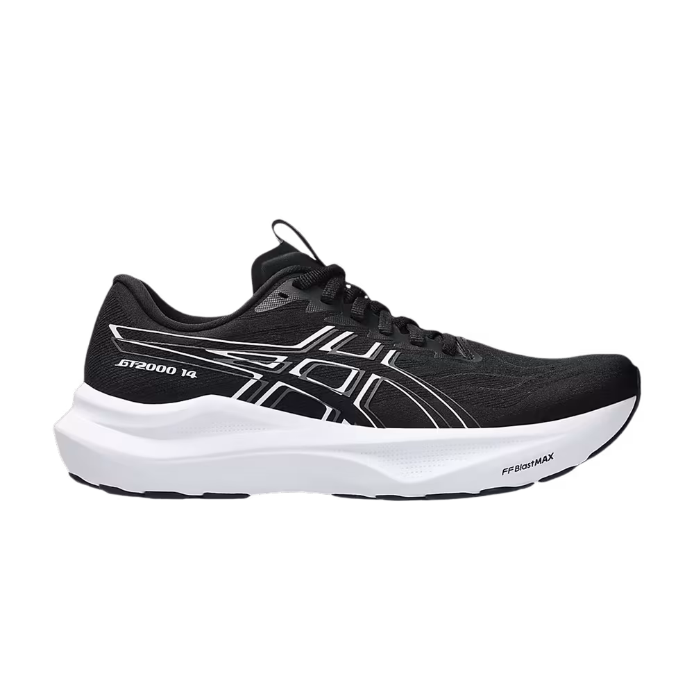 ASICS Women's GT 2000 14 Wide Black White