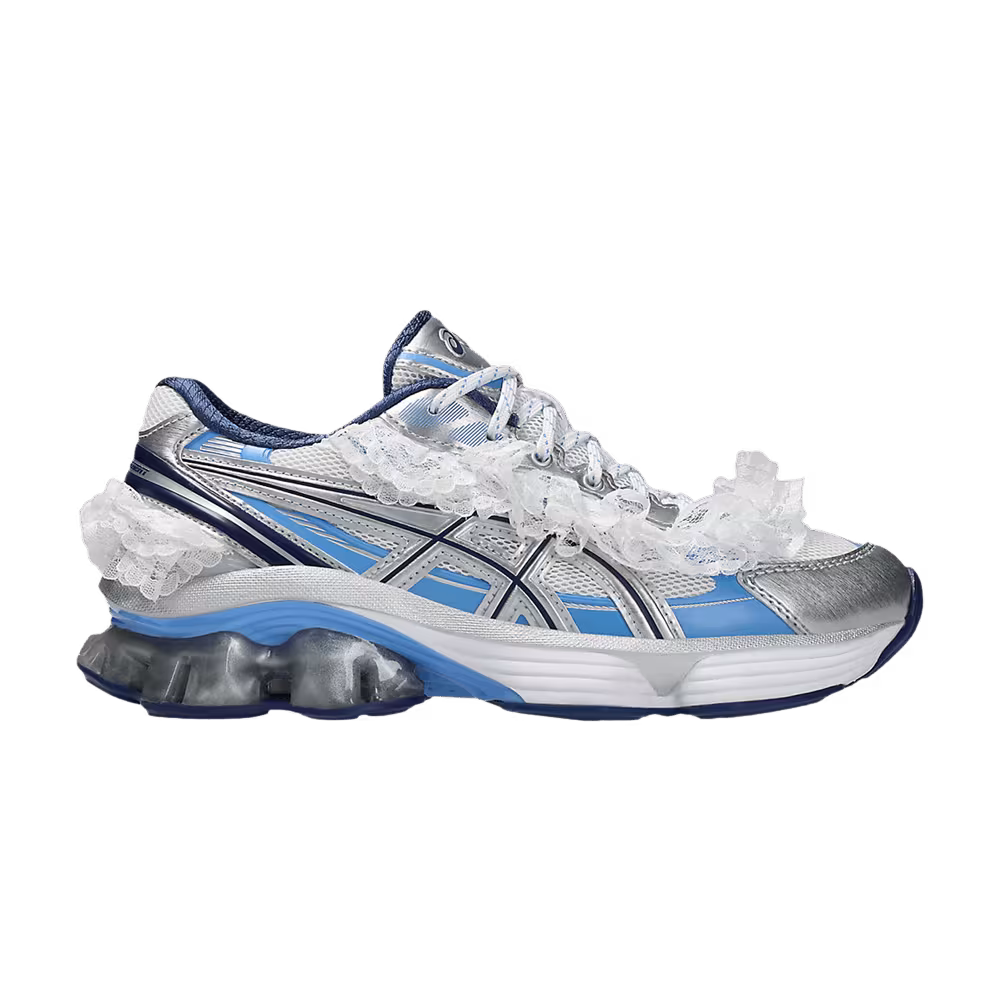 SHUSHU Tong x ASICS Gel Kinetic Fluent White Dive Blue