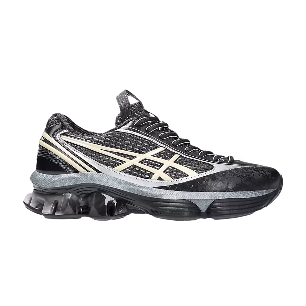 Kiko Kostadinov x ASICS US6-S Gel Kinetic Fluent Black Vanilla
