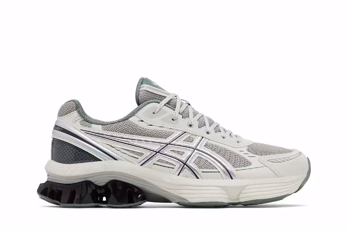 ASICS Gel Kinetic Fluent Seal Grey Pure Silver, view 2
