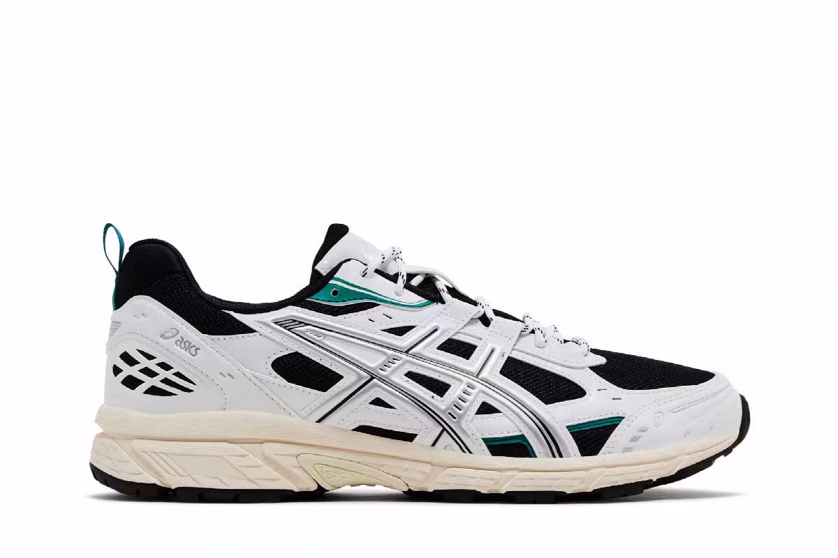 ASICS Gel Nunobiki White Black Pure Silver, view 2