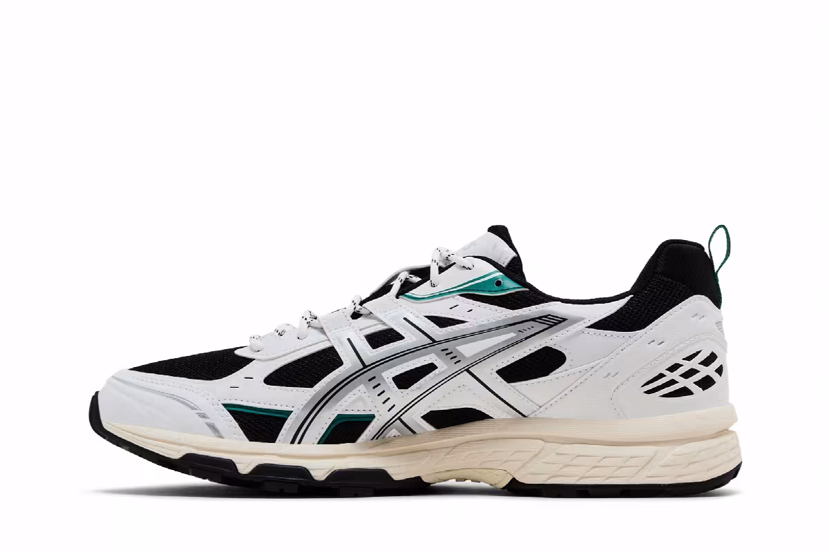 ASICS Gel Nunobiki White Black Pure Silver, view 4