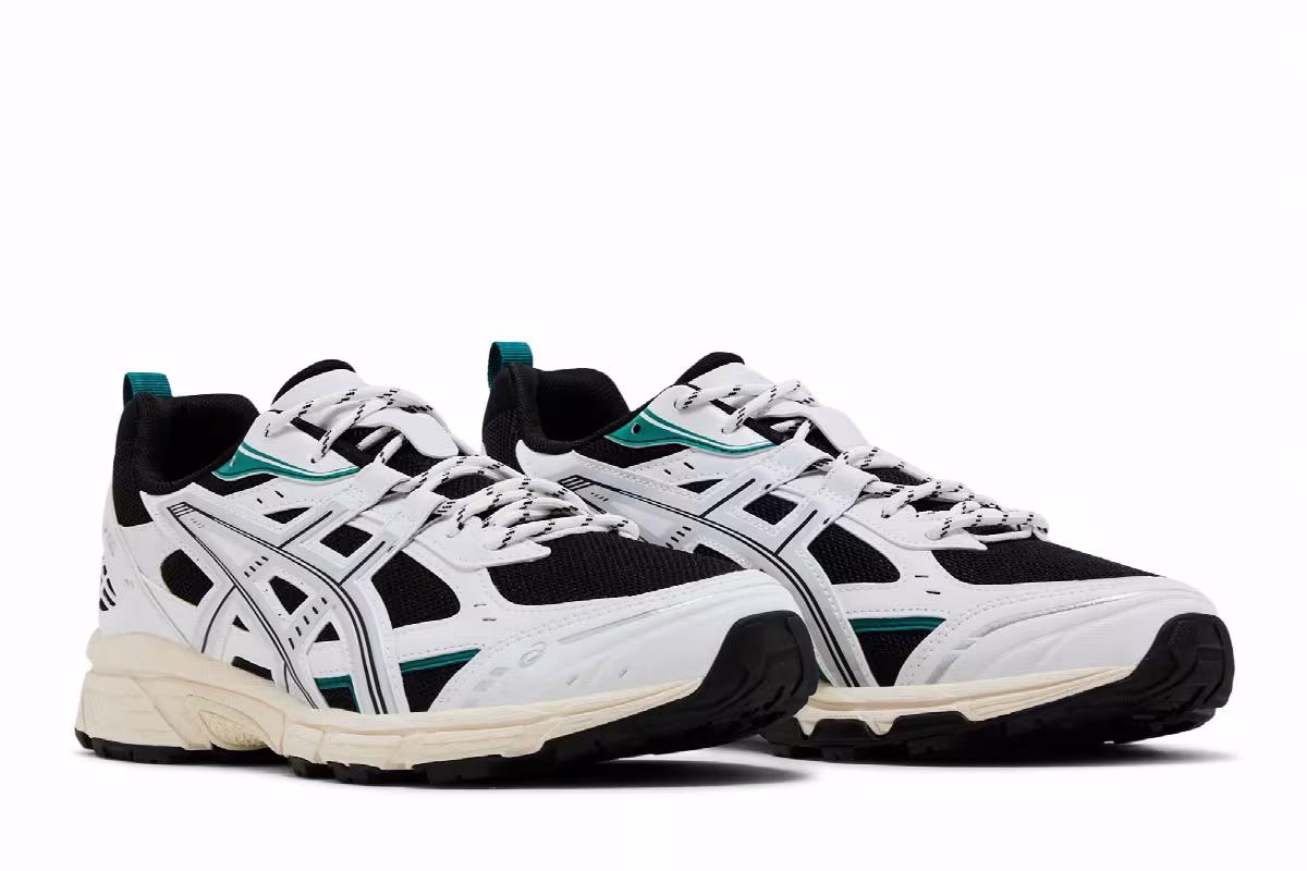 ASICS Gel Nunobiki White Black Pure Silver, view 9