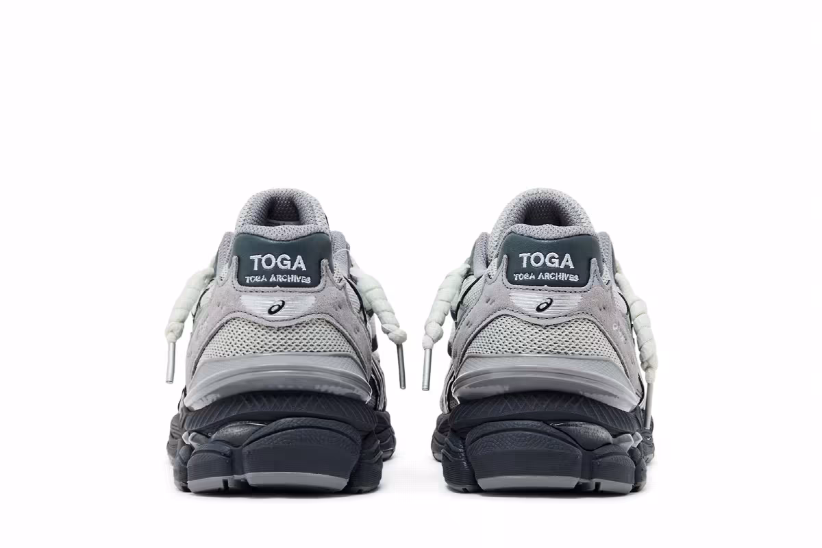 TOGA x ASICS Gel Cumulus 16 TG Grey Black Pure Silver, view 7