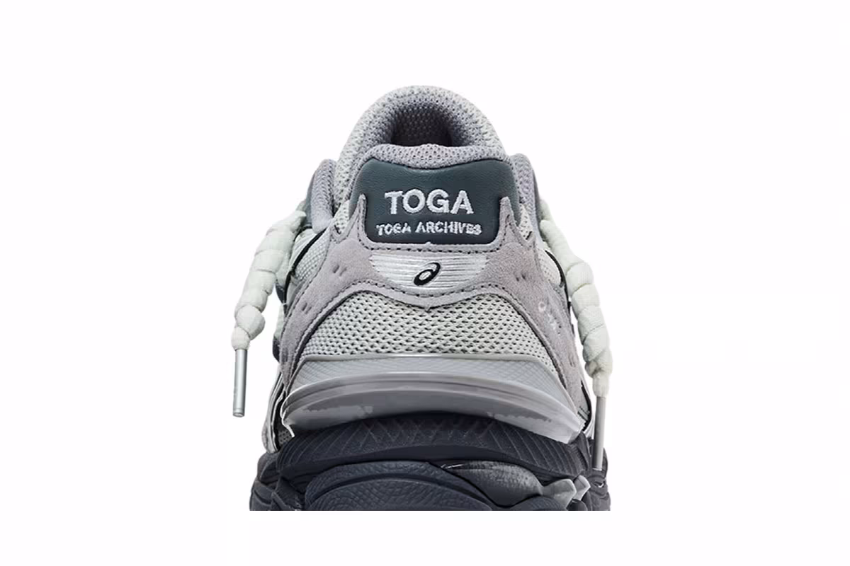 TOGA x ASICS Gel Cumulus 16 TG Grey Black Pure Silver, view 8