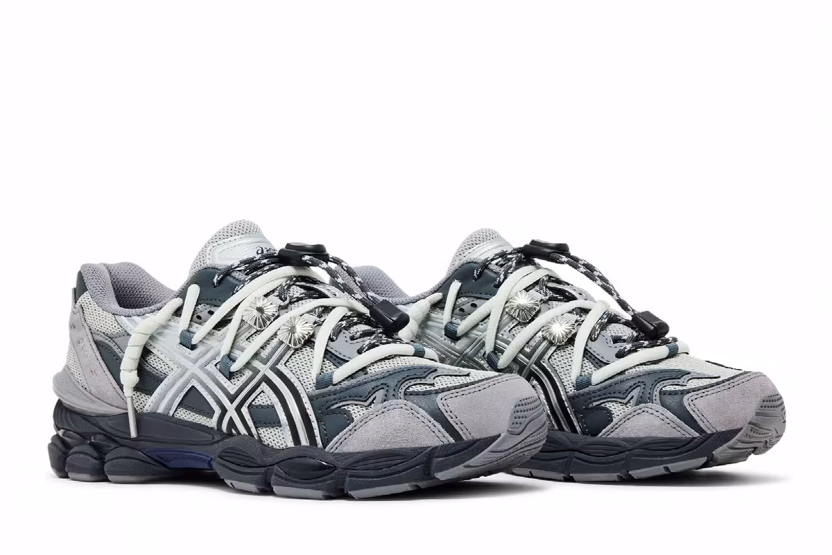 TOGA x ASICS Gel Cumulus 16 TG Grey Black Pure Silver, view 9