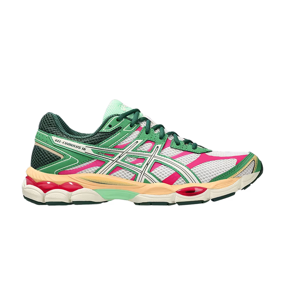 ASICS Gel Cumulus 16 Green Cream Ivory