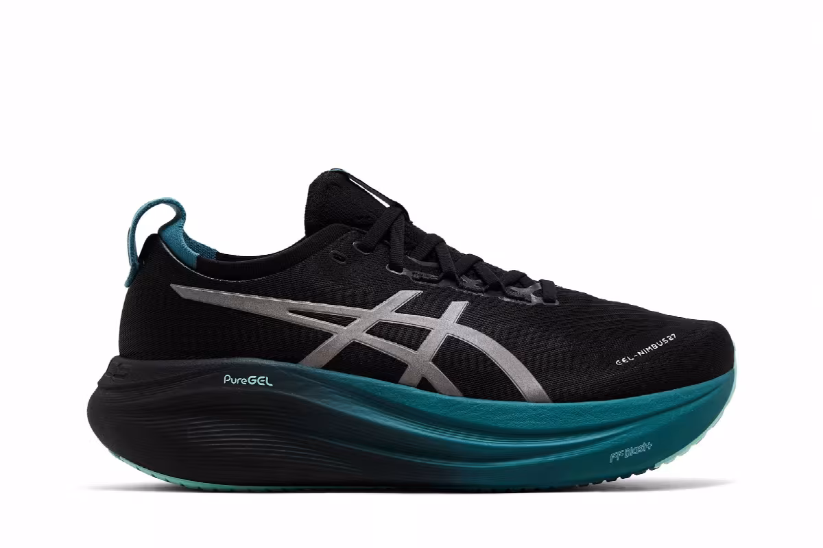 ASICS Gel Nimbus 27 Lite Show Black Clay Grey Blue, view 2
