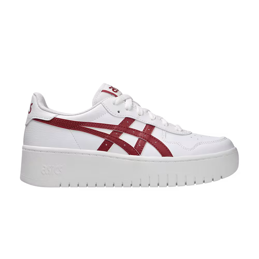 ASICS Women's Japan S PF White Brisket Red