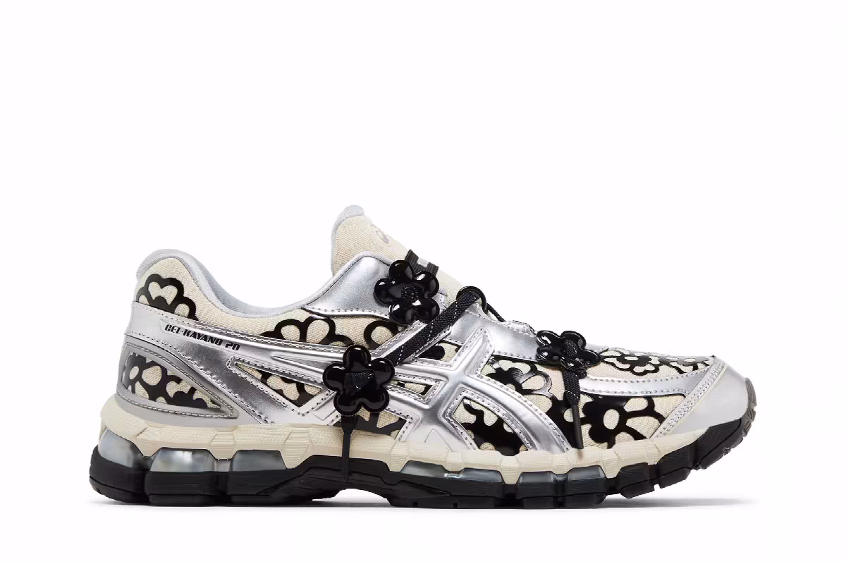 Cecilie Bahnsen x ASICS Gel Kayano 20 Vanilla Pure Silver, view 2