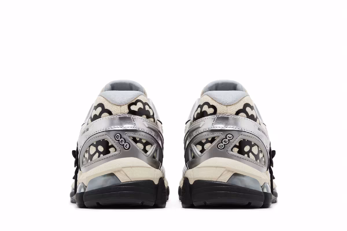Cecilie Bahnsen x ASICS Gel Kayano 20 Vanilla Pure Silver, view 7