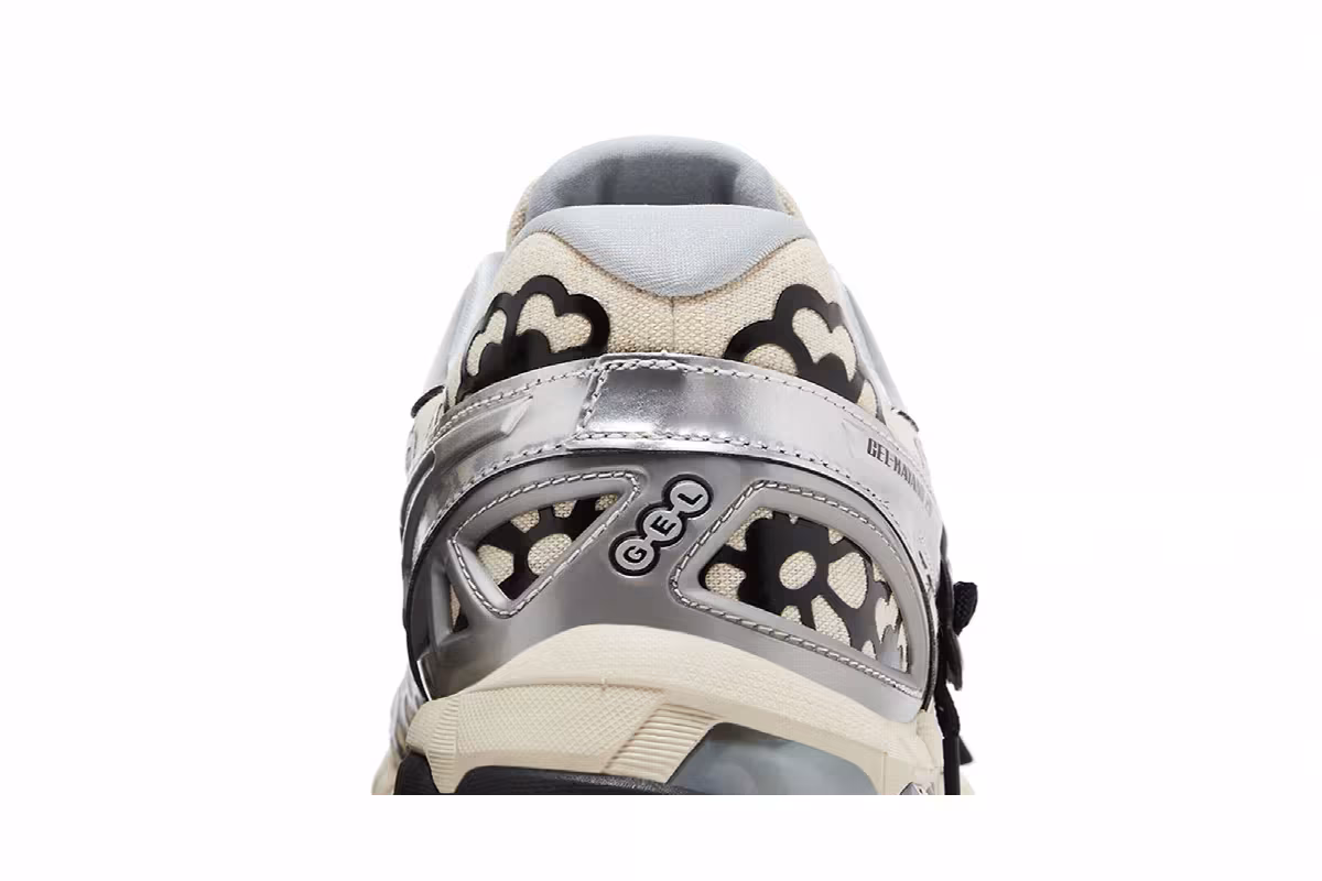 Cecilie Bahnsen x ASICS Gel Kayano 20 Vanilla Pure Silver, view 8