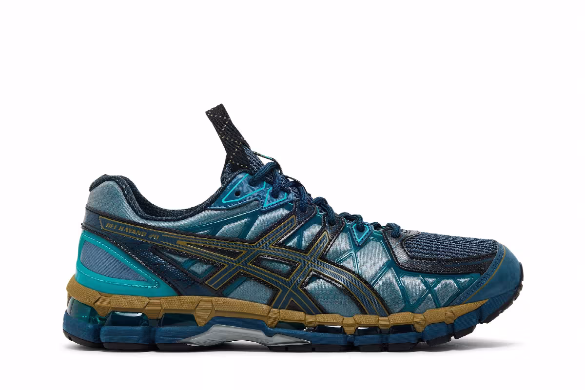 Kiko Kostadinov x ASICS UB10-S Gel Kayano 20 Indigo Gunmetal, view 2