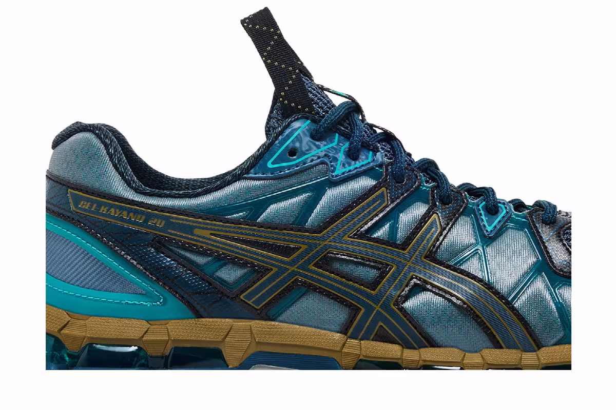 Kiko Kostadinov x ASICS UB10-S Gel Kayano 20 Indigo Gunmetal, view 3