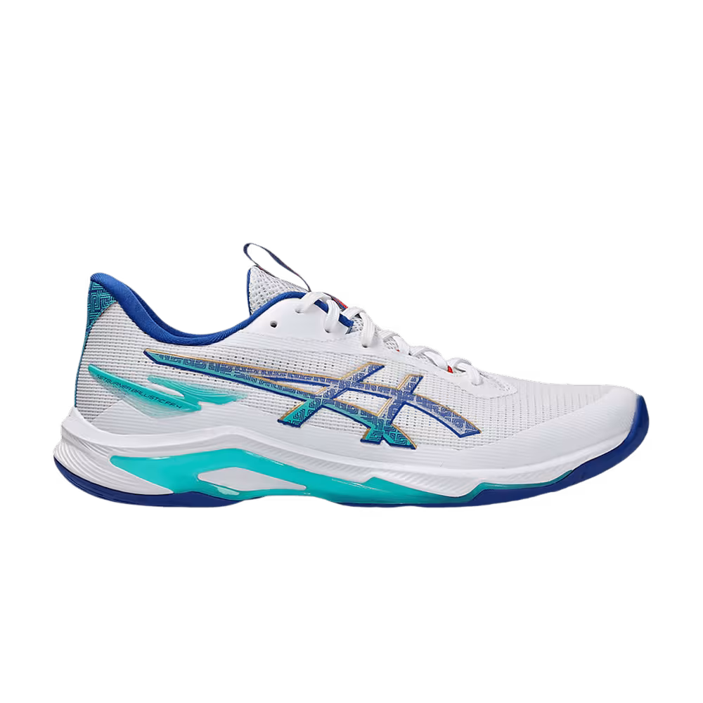 ASICS Netburner Ballistic FF 4 White Blue