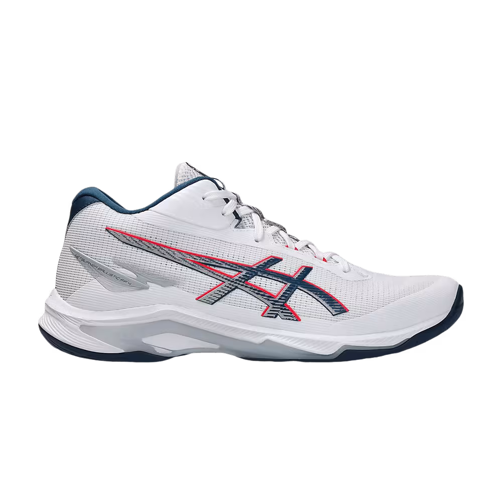 Asics Netburner Ballistic FF MT 4 White Mako Blue