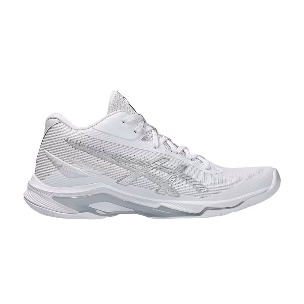 ASICS Women's Netburner Ballistic FF MT 4 White Pure Silver
