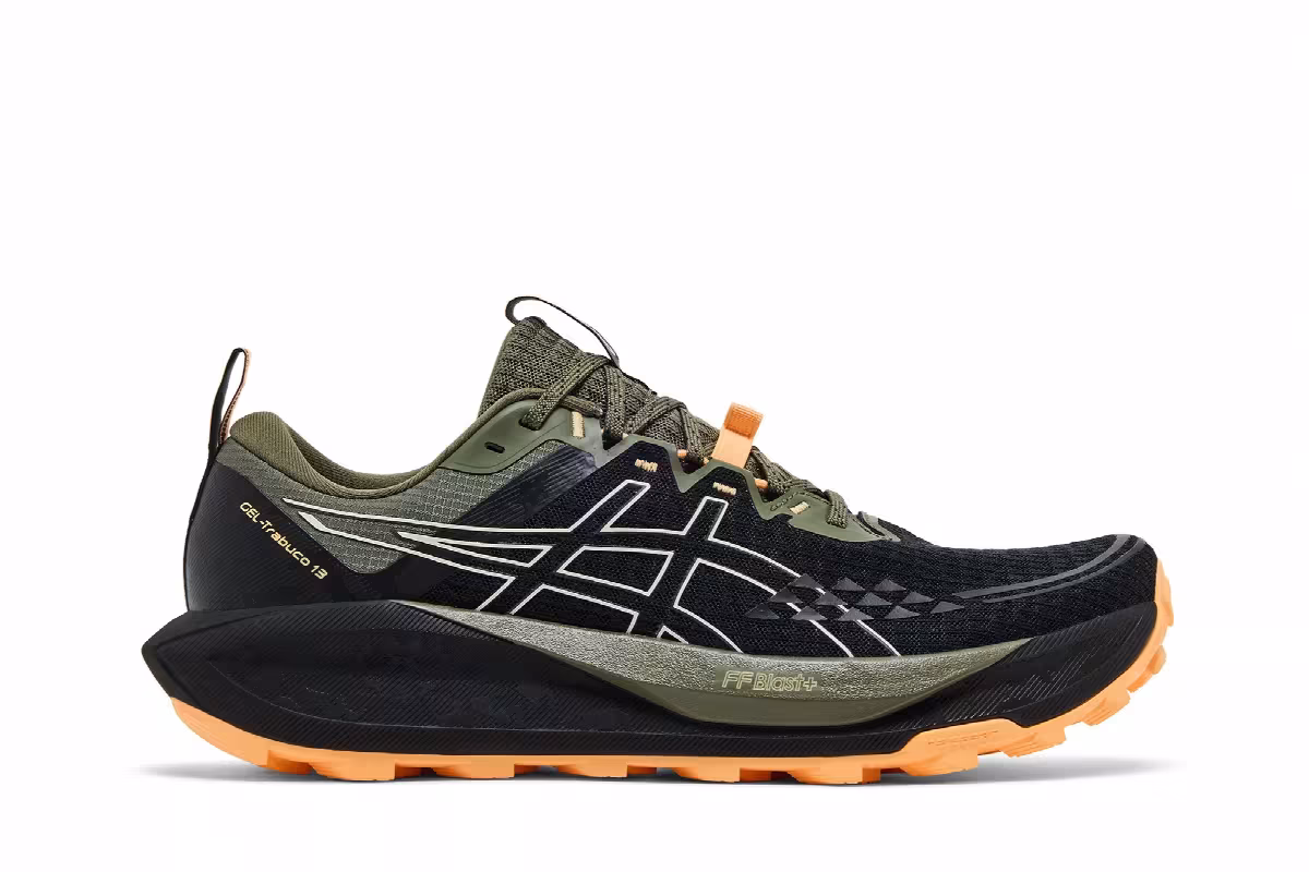 ASICS Gel Trabuco 13 Black Olive Cream, view 2