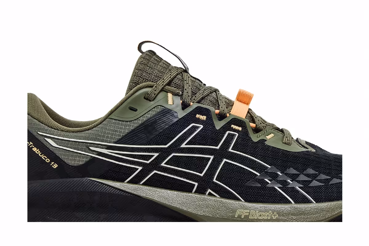 ASICS Gel Trabuco 13 Black Olive Cream, view 3
