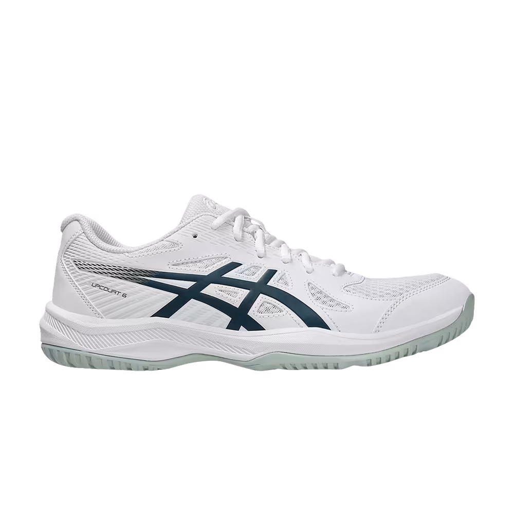 ASICS Upcourt 6 White Tranquil Teal
