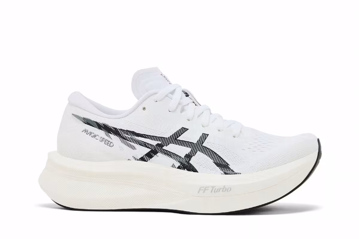 ASICS Women's Magic Speed 4 White Black, view 2