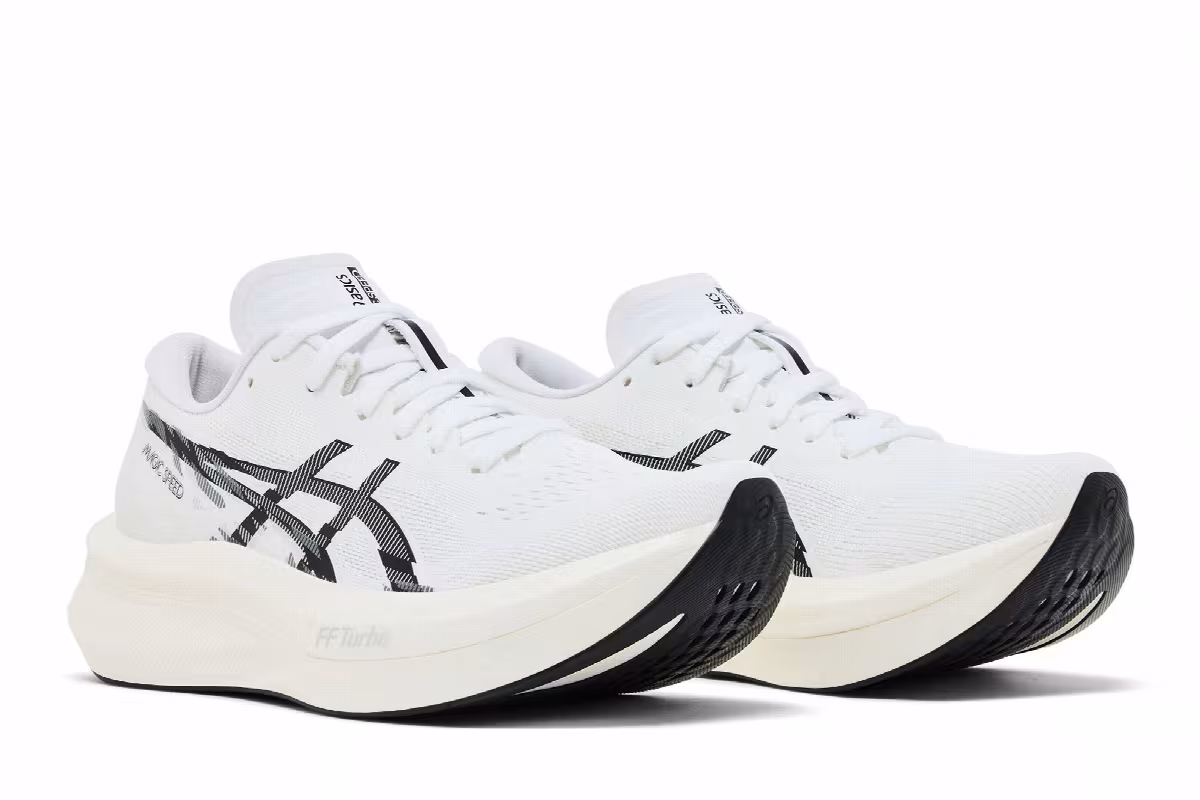 ASICS Women's Magic Speed 4 White Black, view 9