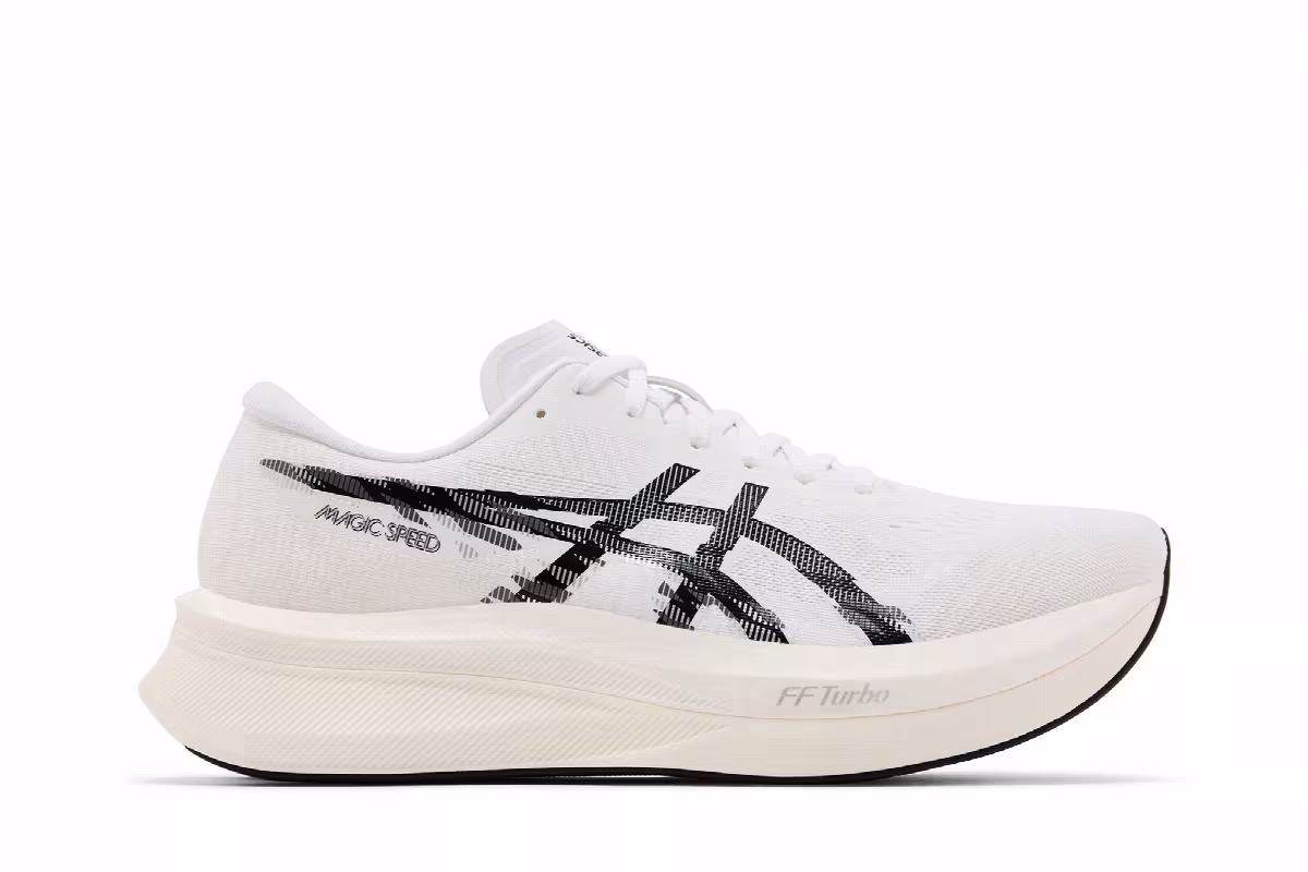 ASICS Magic Speed 4 White Black, view 2