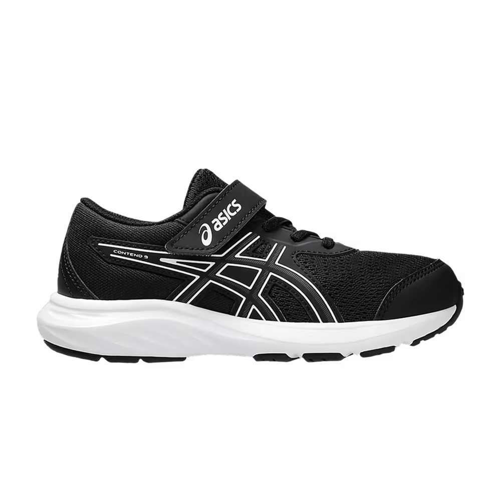 ASICS Contend 9 PS Black White
