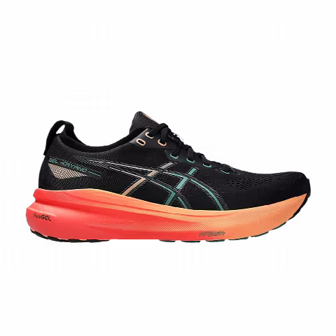Asics Gel Kayano 31 Wide 'Black Rainy Lake Orange'