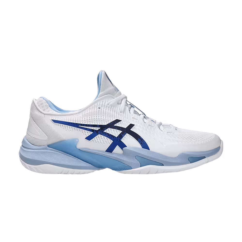 ASICS Court FF 3 Novak White Tuna Blue
