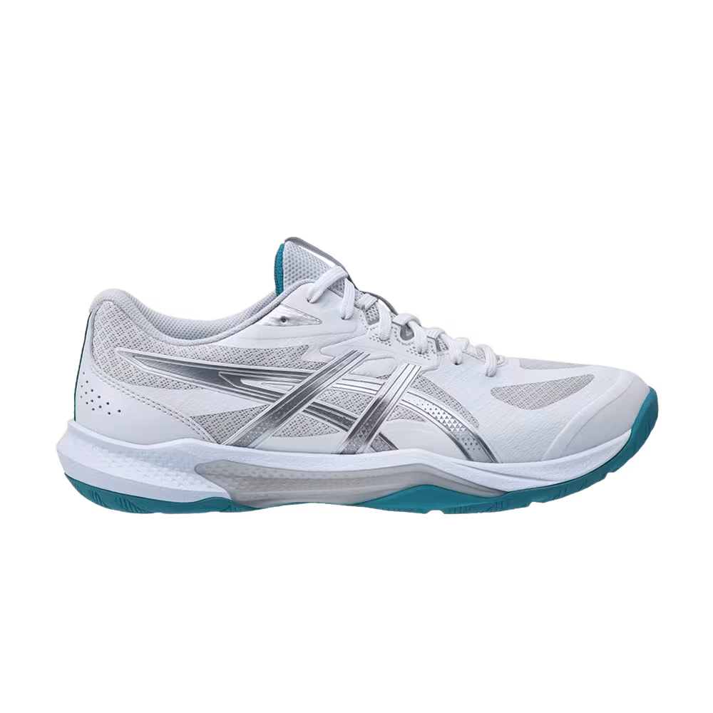 Asics Gel Tactic 13 Wide White Pure Silver Aqua