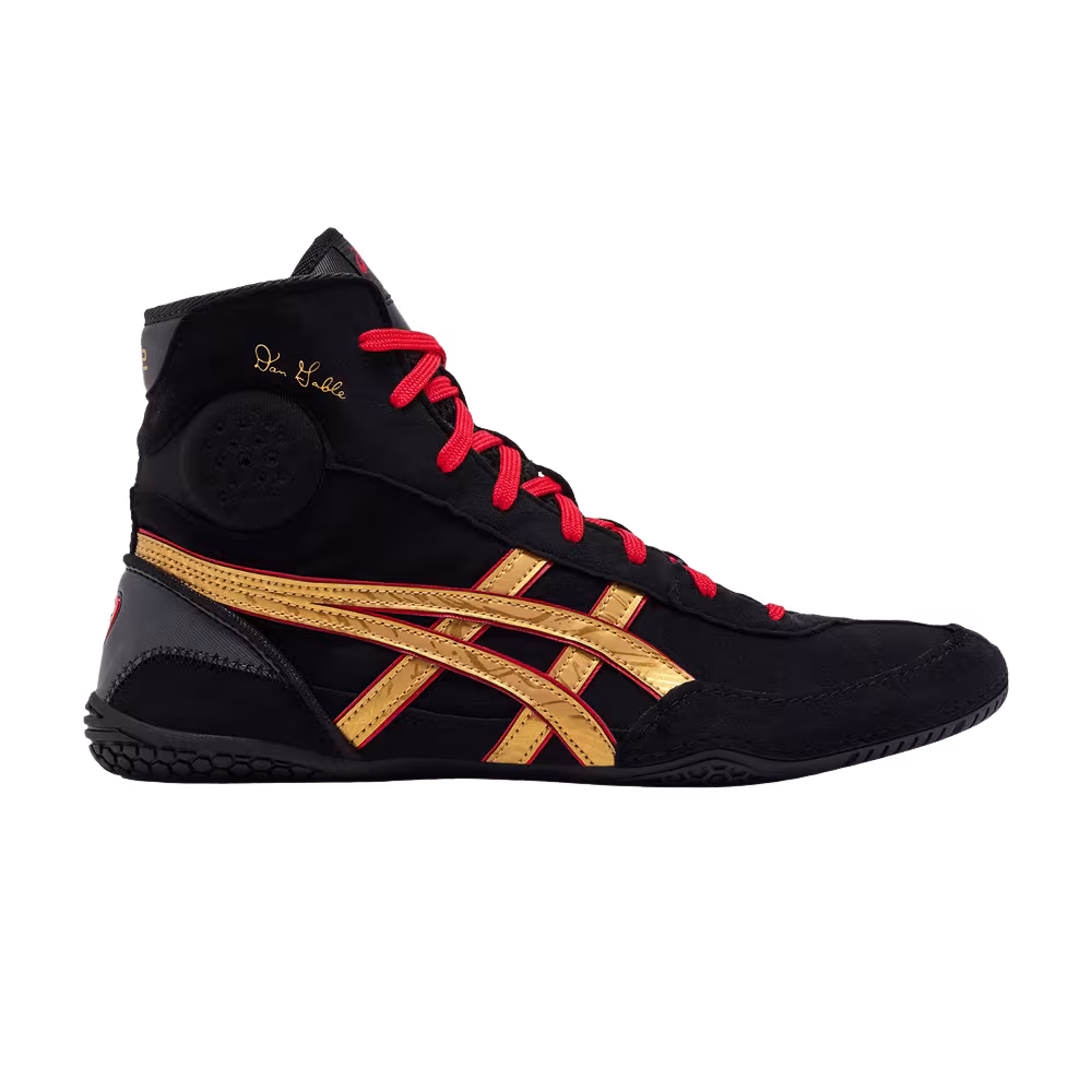 ASICS Dan Gable Evo 3 Black Pure Gold