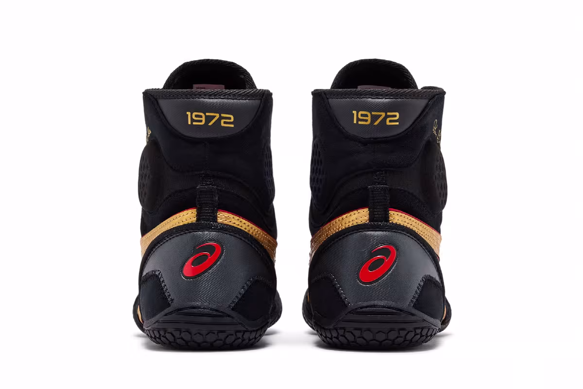 ASICS Dan Gable Evo 3 Black Pure Gold, view 7